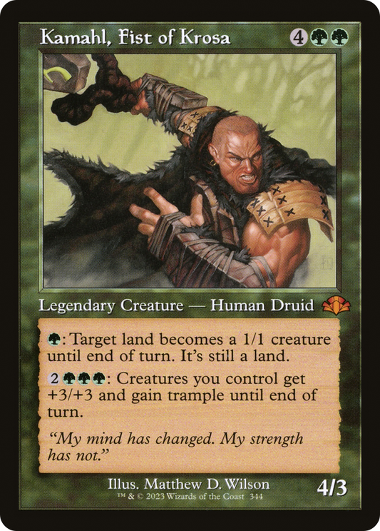 Kamahl, Fist of Krosa (DMR-344) (Foil)