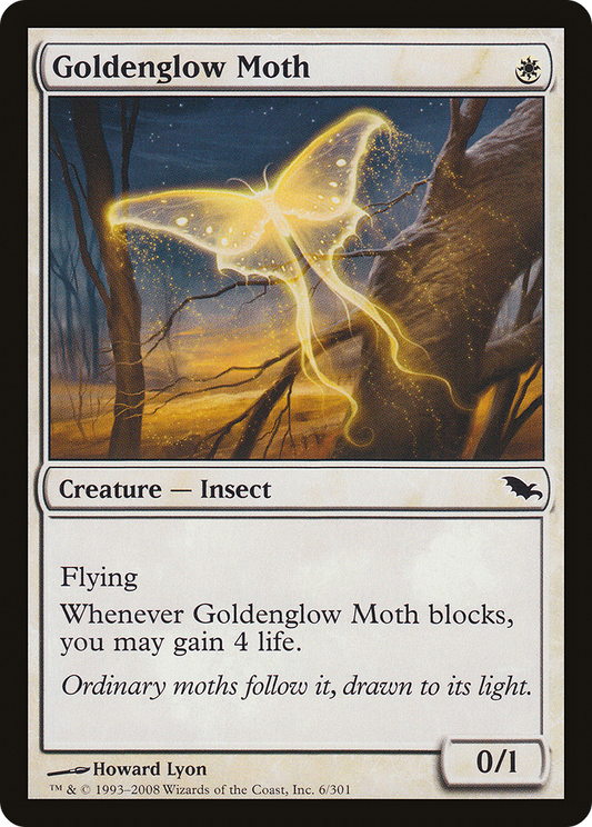 Goldenglow Moth (SHM-006) (Foil)