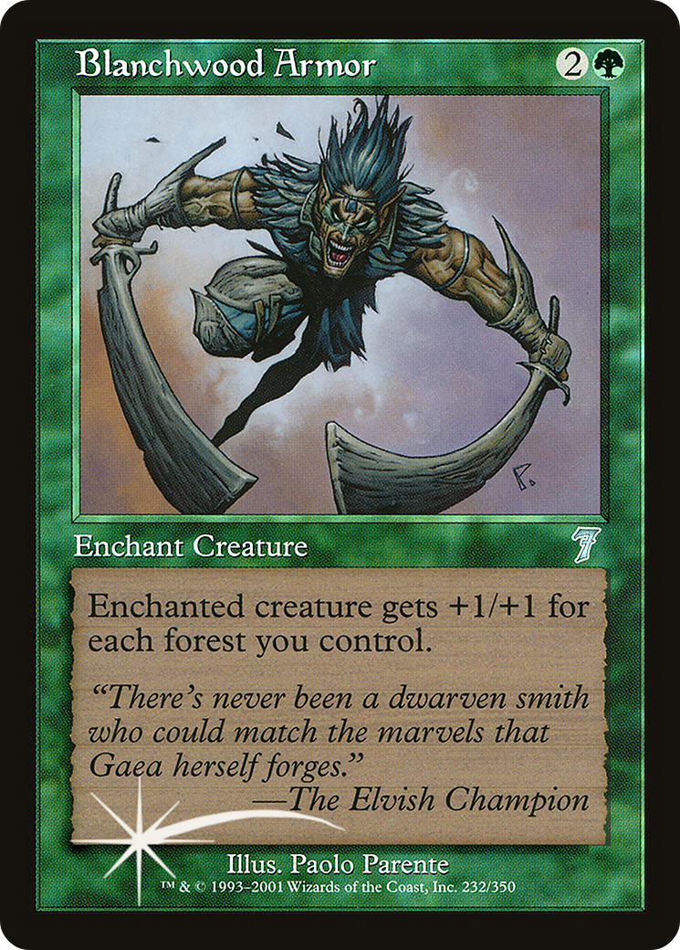 Blanchwood Armor (7ED-232★) (Foil)