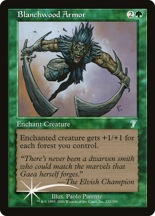 Blanchwood Armor (7ED-232★) (Foil)