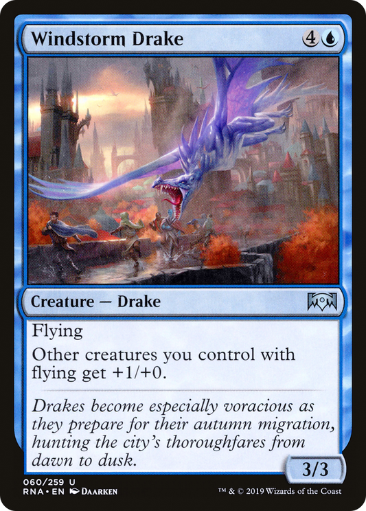 Windstorm Drake (RNA-060) (Foil)