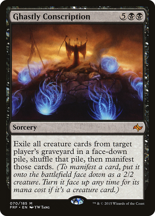Ghastly Conscription (FRF-070) (Foil)