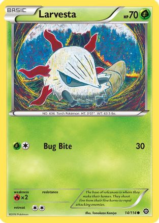 Larvesta (STS-014) (Reverse Holofoil)