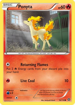 Ponyta (STS-016) (Reverse Holofoil)