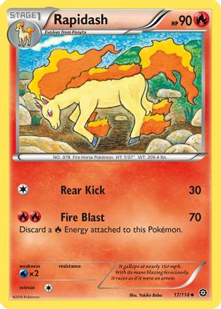 Rapidash (STS-017) (Reverse Holofoil)