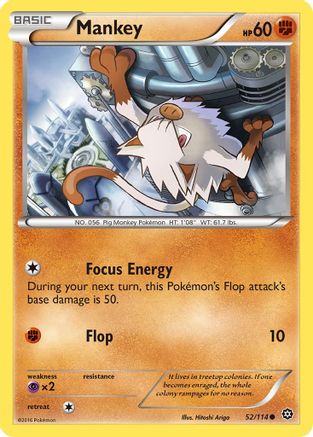 Mankey (STS-052) (Reverse Holofoil)