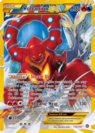 Volcanion EX (Secret) (STS-115) (Holofoil)