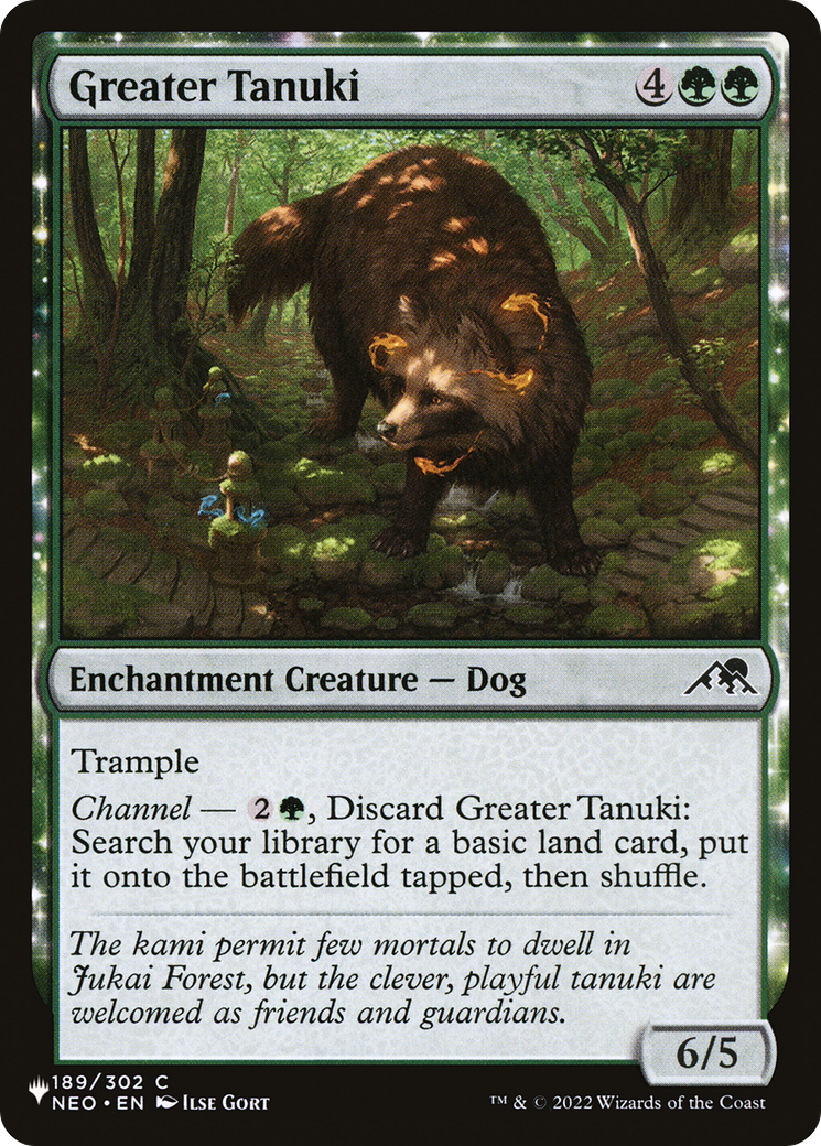 Greater Tanuki (LIST-NEO-189)