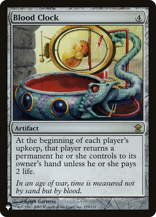 Blood Clock (LIST-SOK-153)