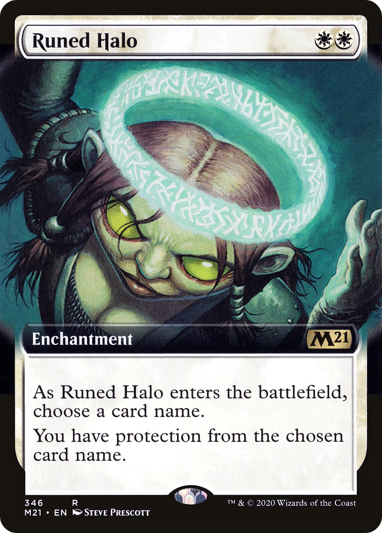 Runed Halo (M21-346) (Extended Art) (Foil)