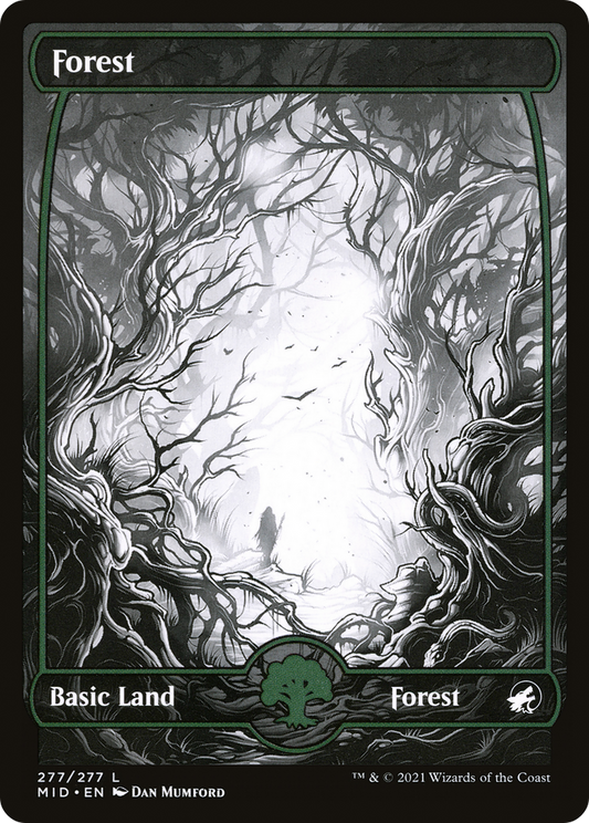 Forest (MID-277) (Full Art, Showcase) (Foil)