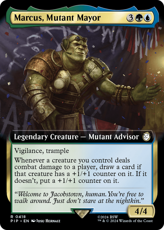 Marcus, Mutant Mayor (PIP-418) (Extended Art)