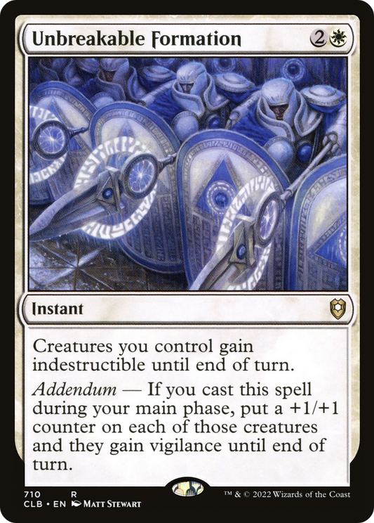 Unbreakable Formation (CLB-710)