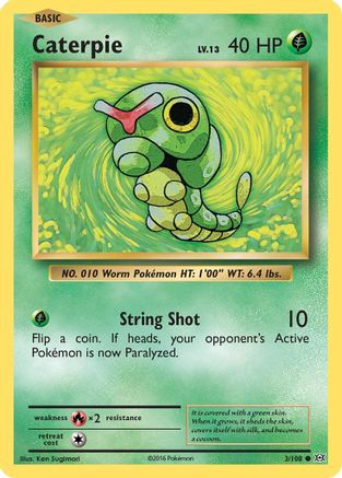 Caterpie (EVO-003) (Reverse Holofoil)