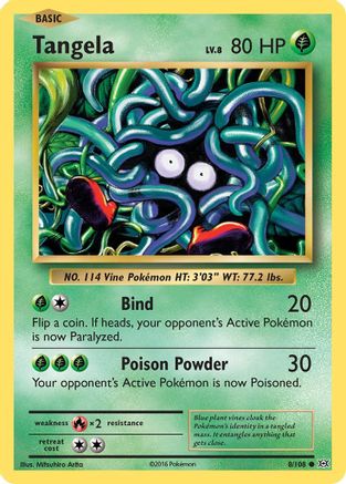 Tangela (EVO-008) (Reverse Holofoil)