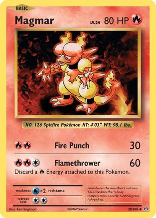 Magmar (EVO-020) (Reverse Holofoil)