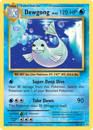 Dewgong (EVO-029) (Reverse Holofoil)