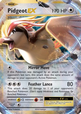 Pidgeot EX (EVO-064) (Holofoil)