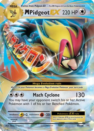 M Pidgeot EX (EVO-065) (Holofoil)