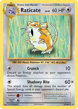Raticate (EVO-067) (Reverse Holofoil)