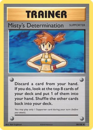 Misty's Determination (EVO-080) (Reverse Holofoil)