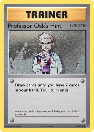 Professor Oak's Hint (EVO-084) (Reverse Holofoil)