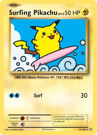 Surfing Pikachu (EVO-111)