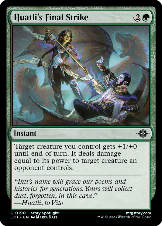 Huatli's Final Strike (LCI-190) (Foil)