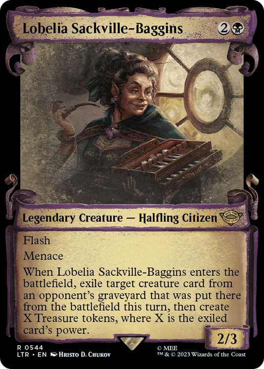Lobelia Sackville-Baggins (LTR-544) (Showcase) (Scroll) (Foil)