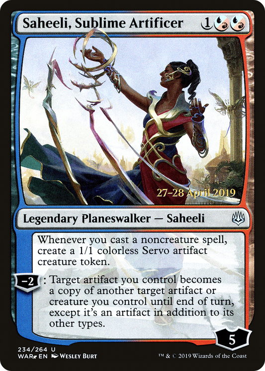 Saheeli, Sublime Artificer (PRE-234S) (Foil)