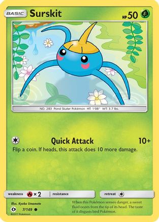 Surskit (SUM-007) (Reverse Holofoil)