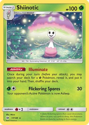 Shiinotic (SUM-017) (Reverse Holofoil)