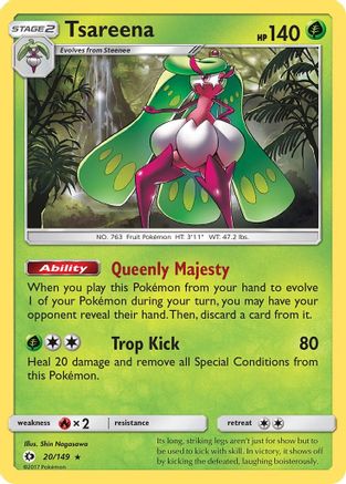 Tsareena (SUM-020) (Reverse Holofoil)