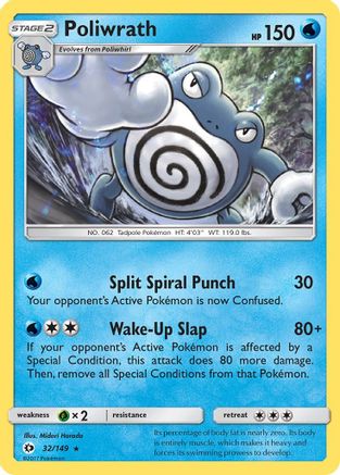 Poliwrath (SUM-032) (Holofoil)