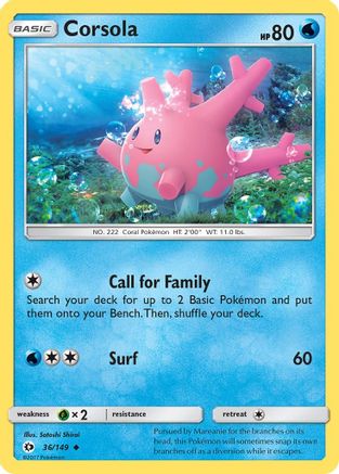 Corsola (SUM-036)