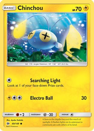 Chinchou (SUM-049) (Reverse Holofoil)