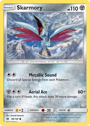 Skarmory (SUM-088) (Reverse Holofoil)