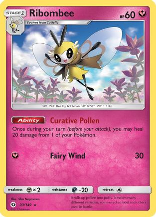 Ribombee (SUM-093) (Holofoil)
