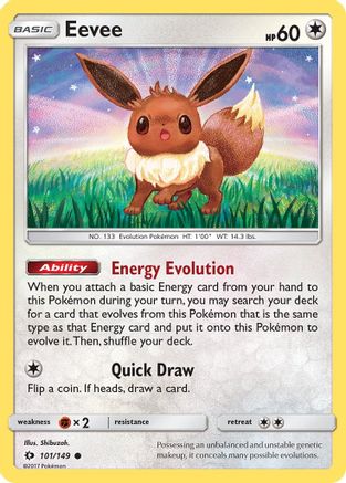 Eevee (SUM-101) (Reverse Holofoil)