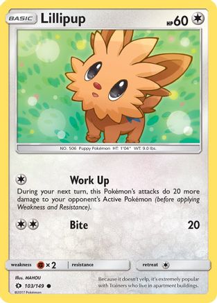 Lillipup (SUM-103) (Reverse Holofoil)