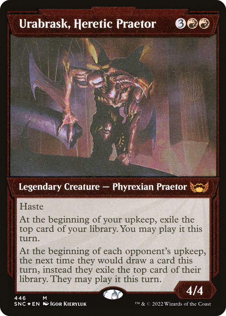Urabrask, Heretic Praetor (SNC-446) (Showcase) (Etched Foil)