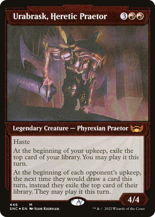 Urabrask, Heretic Praetor (SNC-446) (Showcase) (Etched Foil)