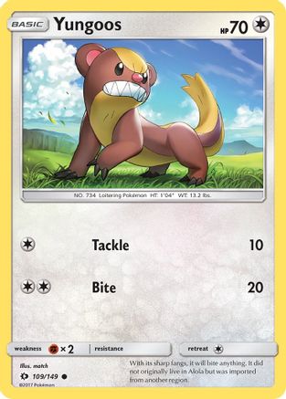 Yungoos (SUM-109) (Reverse Holofoil)