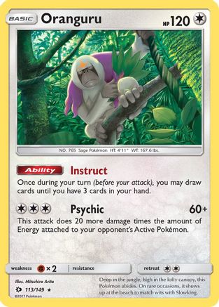 Oranguru (SUM-113) (Reverse Holofoil)