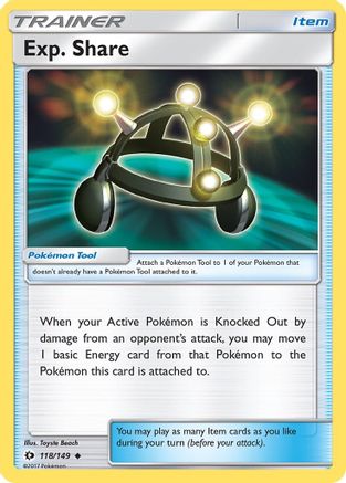 Exp. Share (SUM-118) (Reverse Holofoil)