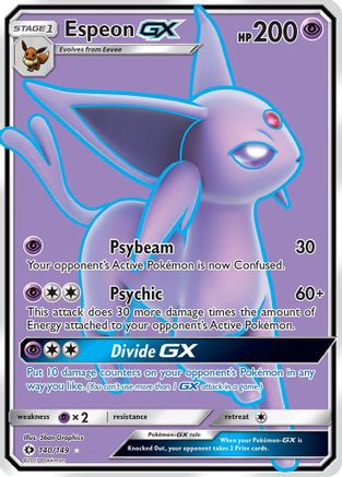 Espeon GX (Full Art) (SUM-140) (Holofoil)