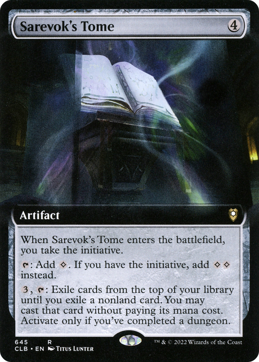 Sarevok's Tome (CLB-645) (Extended Art)