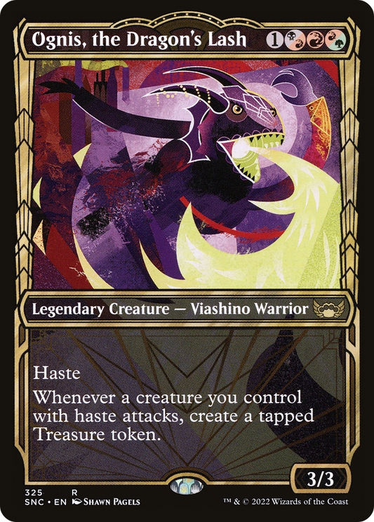 Ognis, the Dragon's Lash (SNC-325) (Showcase) (Foil)