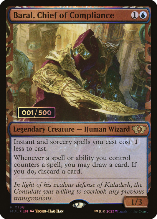 Baral, Chief of Compliance (MUL-138Z) (Showcase) (Foil) (Serialized)