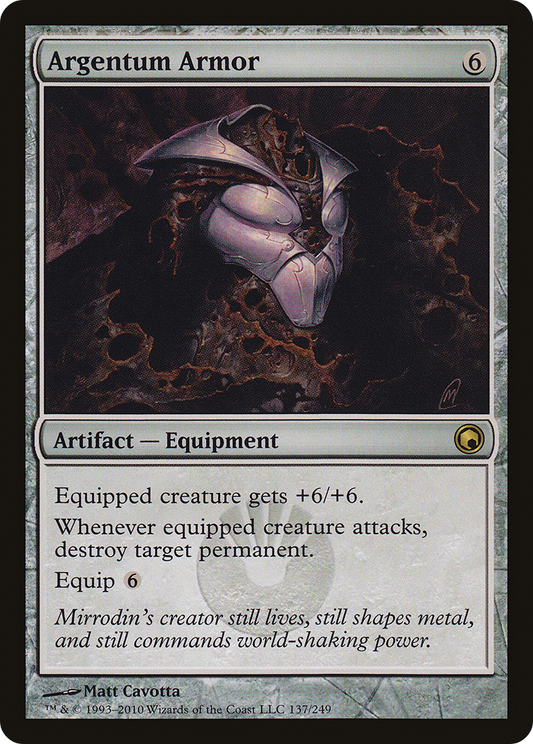 Argentum Armor (SOM-137) (Foil)